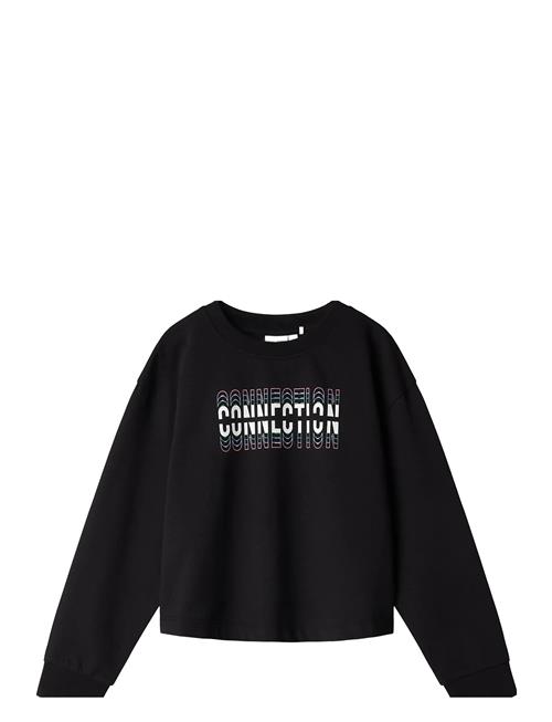 name it | Nkfvanita Ls Short Boxy Sweat Unb | 116