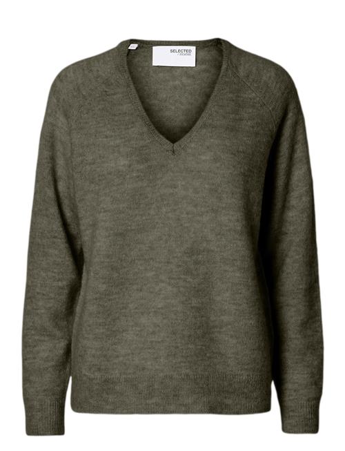 Selected | Slflulu New Ls Knit V-Neck B Noos | XS