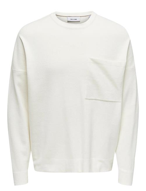 ONLY & SONS | Onslamai Ovz 12 Ls Pocket Crew Knit | L