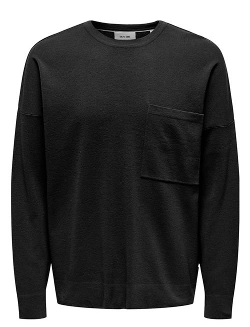 ONLY & SONS | Onslamai Ovz 12 Ls Pocket Crew Knit | L