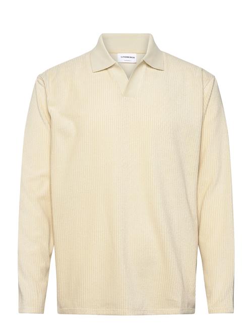 Lindbergh | V-Neck Jacquard Polo L/S | XL