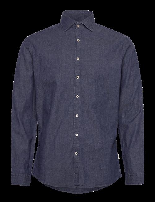 Lindbergh | Soft Indigo Stretch Shirt L/S | M