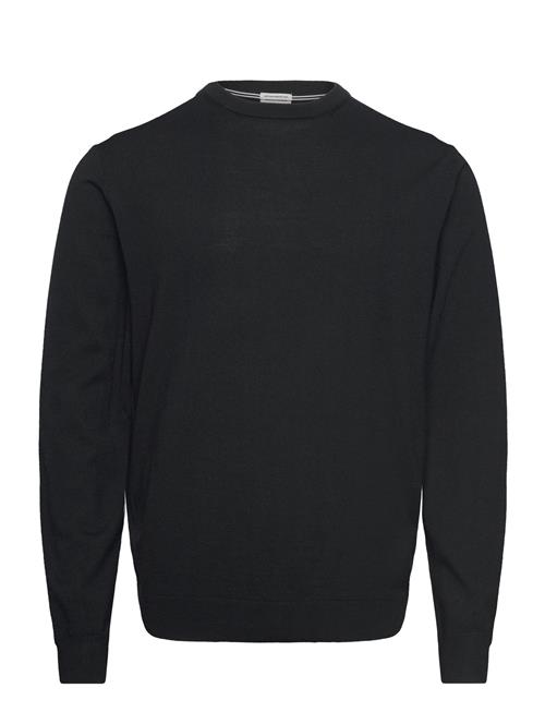 Lindbergh Black | 100  Merino Crew Neck Knit | L