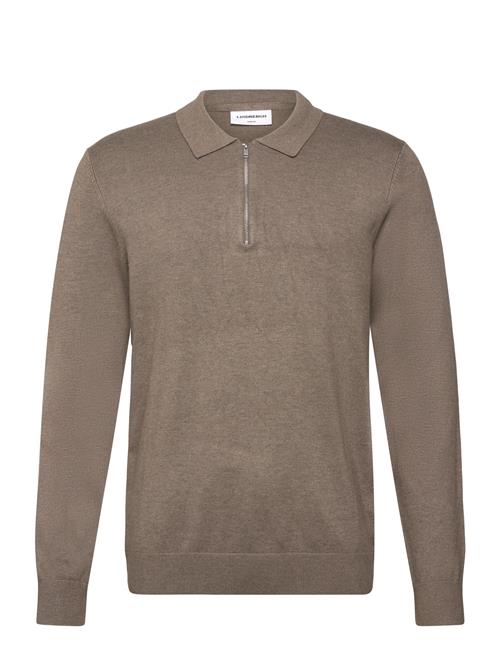 Lindbergh | Ecovero L/S Zip Polo | S