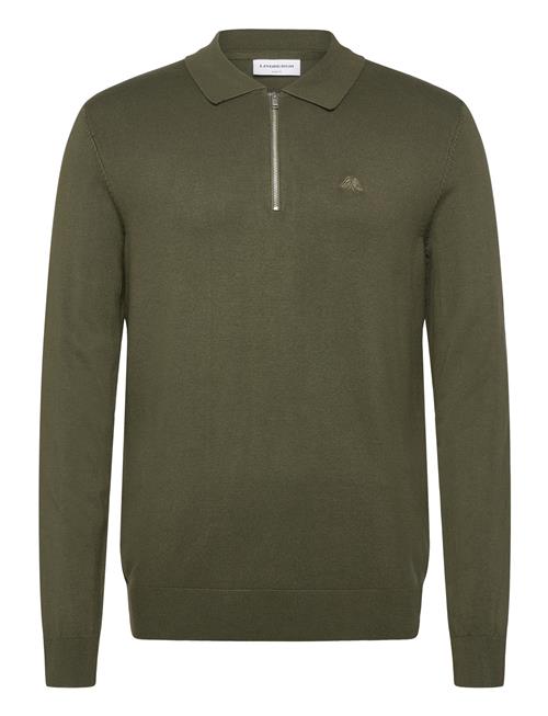 Lindbergh | Ecovero L/S Zip Polo | M