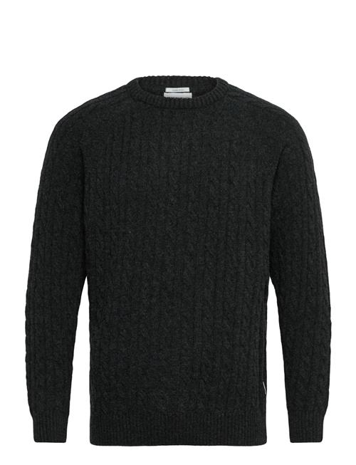 Se Lindbergh | Lambswool Raglan Cable O-Neck Knit | XL hos Booztlet