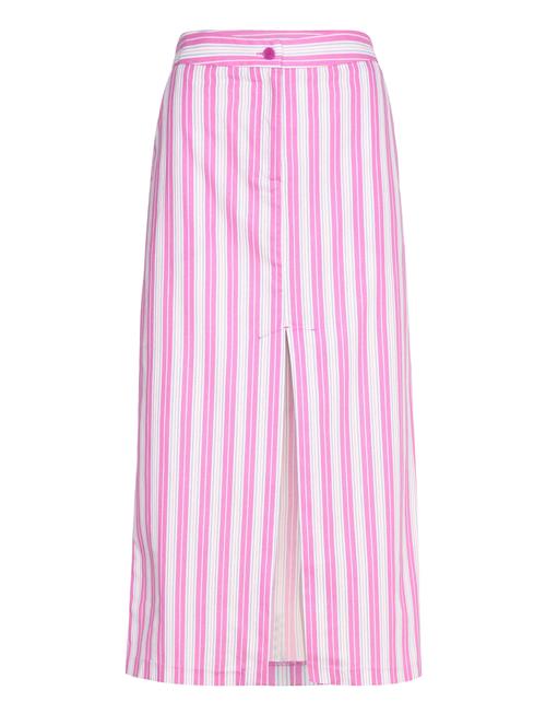 Mango | Slit Striped Skirt | 36