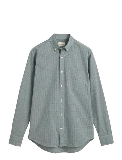GANT | Reg Poplin Micro Gingham Shirt | XXXL
