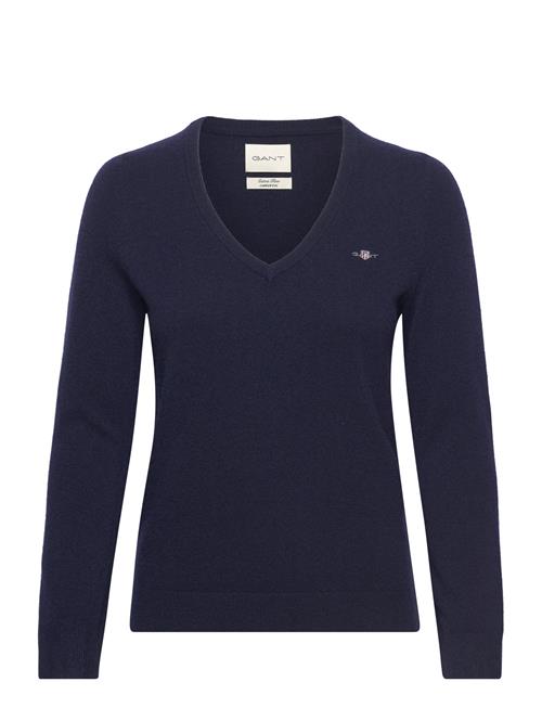 GANT | Extrafine Lambswool Blend V-Neck | L