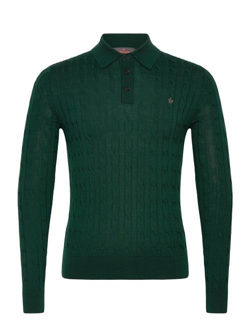 Morris | Merino Cable Polo Knit | XS