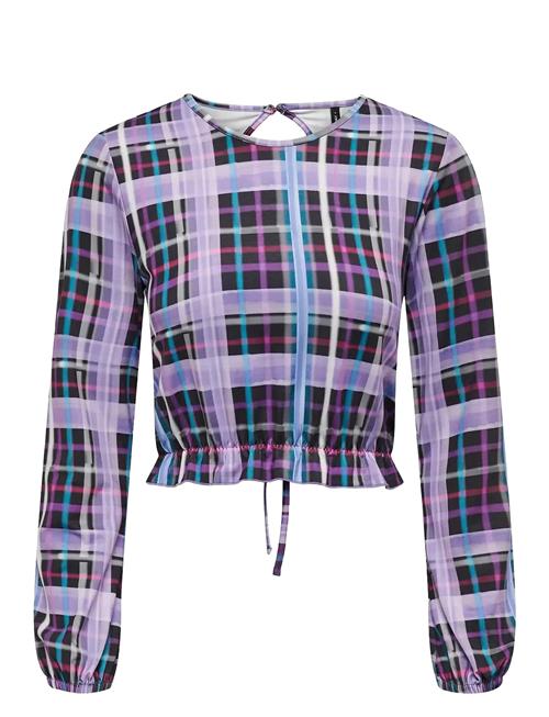 ONLY | Onlemilia L/S Open Back Frill Top Nn | M