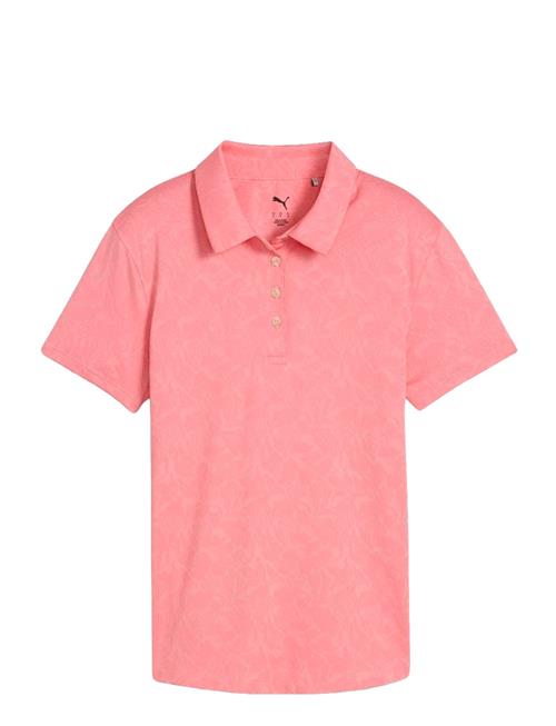 PUMA Golf | W Mattr Lianas Jacquard Ss Polo | XS
