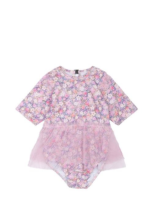 mikk-line | Swimsuit Uv W Skirt Aop Recycled | 122/128CM