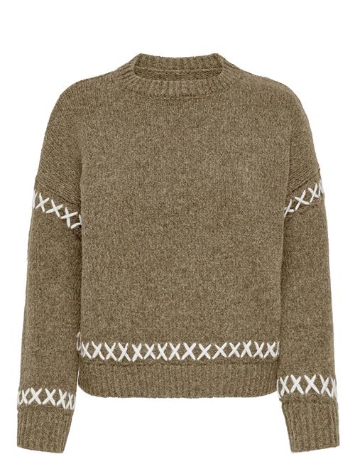 ONLY | Onlamanda Life Ls O-Neck Detail Cc Knt | XS