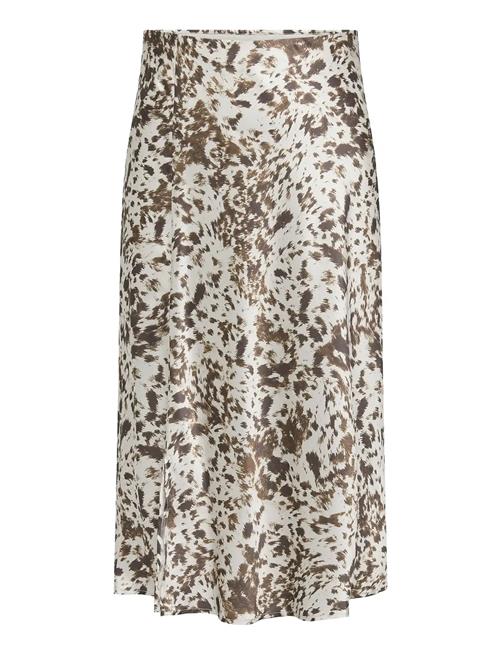 ONLY Carmakoma | Cardomina Satin Calf Skirt Wvn | 48