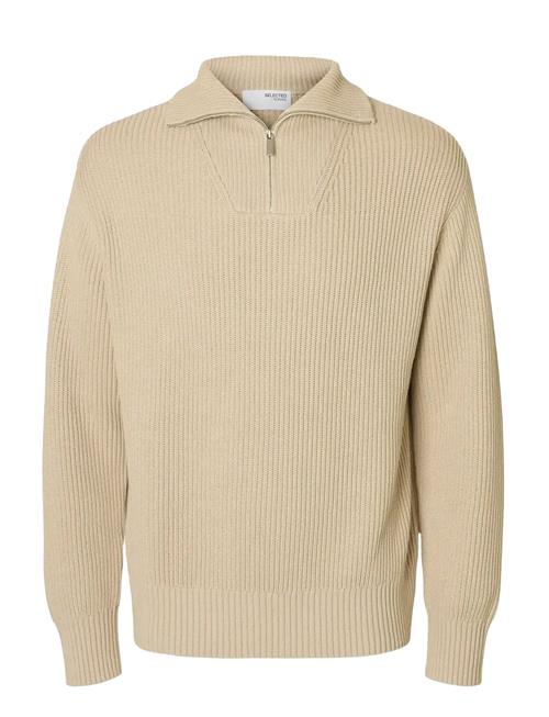Selected | Slhdry Ls Knit Relaxed Half Zip | L