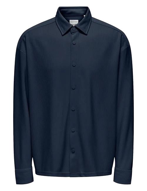 ONLY & SONS | Onskari Plizze Ls Rlx Overshirt | XL