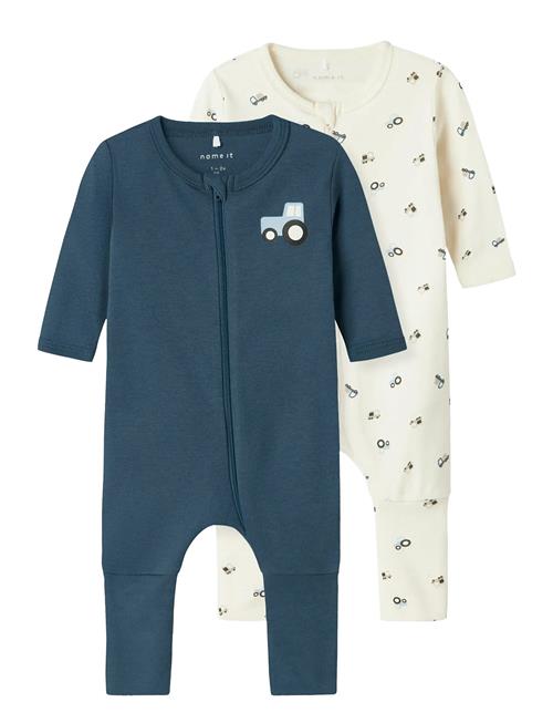 name it | Nbmnightsuit 2P Zip Ff Jet Tractor Noos | 50