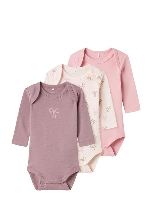 name it | Nbfbody 3P Ls Barely Pink Bow Noos | 50