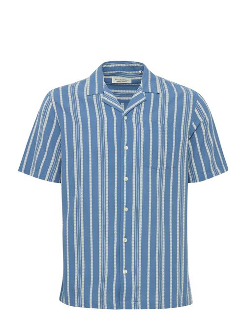 Casual Friday | Cfmilton Ss Rc Dobby Striped Shirt | M