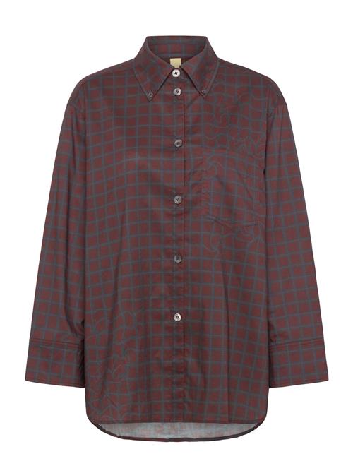 Brixtol Textiles | Rhona Pink Glitch Stripe | M