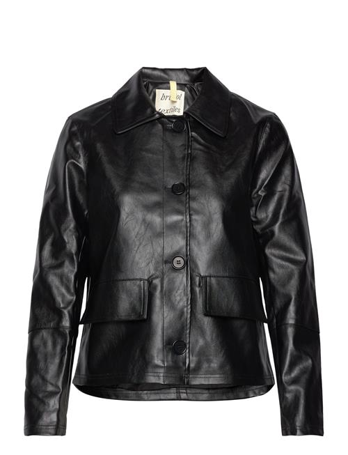 Brixtol Textiles | Sissel Faux Leather Black | M