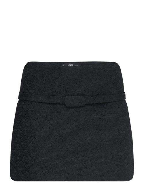 Mango | Tweed Mini-Skirt With Decorative Belt | M