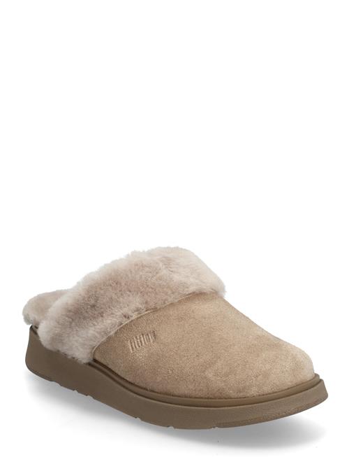 FitFlop | Gen-Ff Shearling-Collar Suede Slippers | EU41