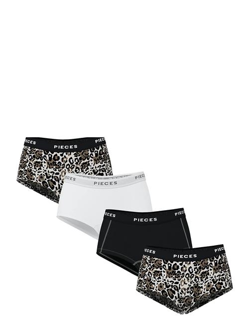 Pieces | Pclogo Lady 4 Pack Aop/Solid Noos Bc | L