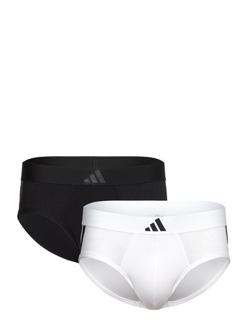 adidas Underwear | Low Rise Brief (2Pk) - Active Flex Cotton 3 Stripes | M