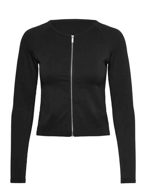 aim´n | Ribbed Seamless Zip Jacket | L