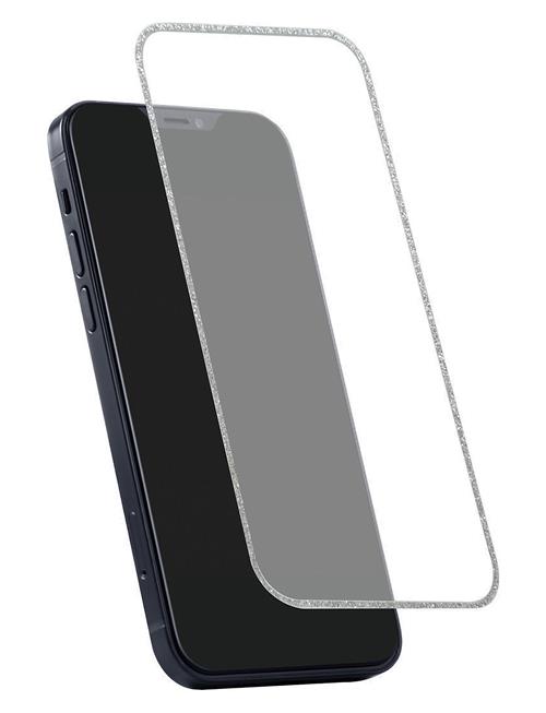 Holdit | Temp Glass Glitter Silver | IPHONE 12-12PRO/11/XR