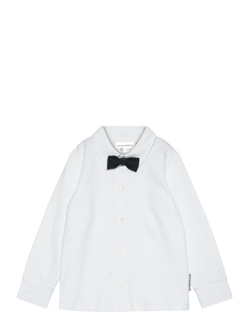 Geggamoja | Shirt Bow White | 146/152