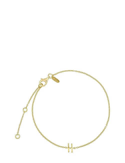 Design Letters | Archetype Bracelet - A-Z Gold Plated | L:21CM