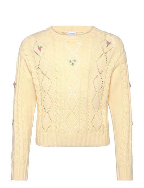 Lindex | Sweater Pointelle Flowers | 128