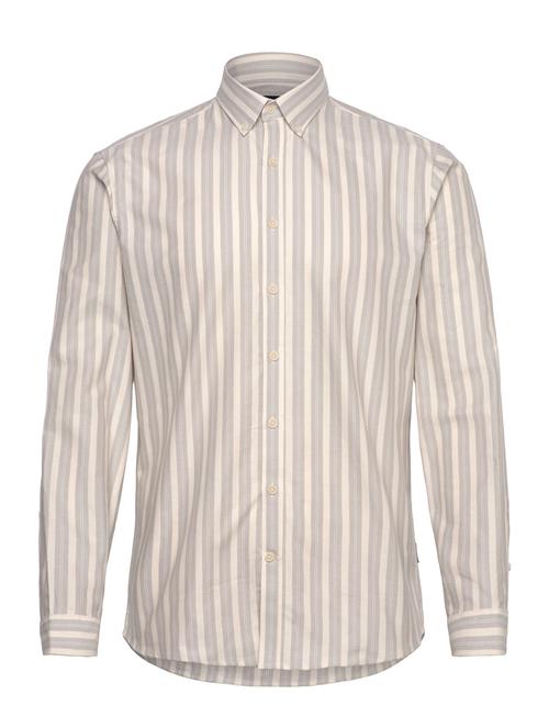 Lindbergh | Striped Oxford Shirt L/S | L