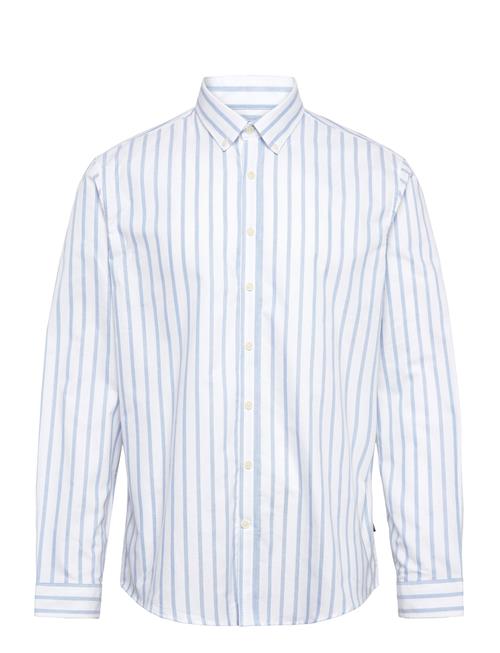 Lindbergh | Striped Oxford Shirt L/S | L