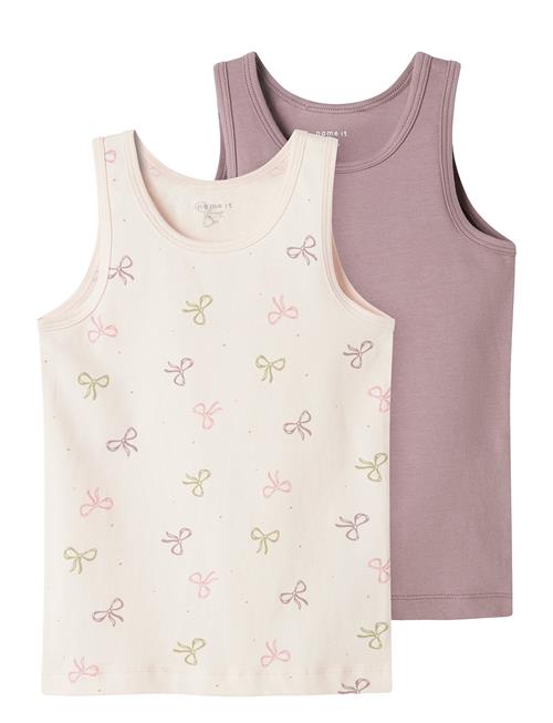 name it | Nmftank Top 2P Barely Pink Bow Noos | 98