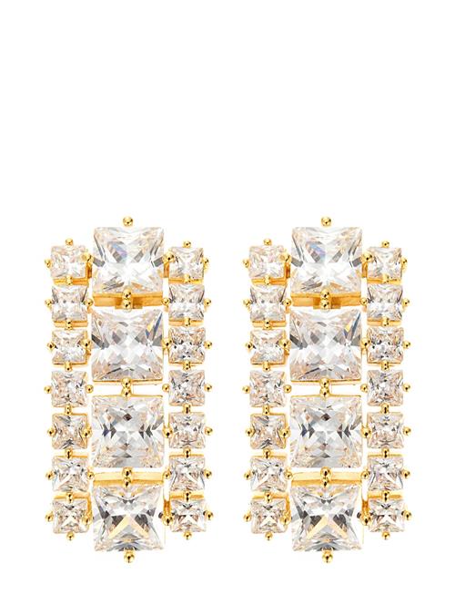 By Jolima | Sky Crystal Earring Silver | ONE SIZE