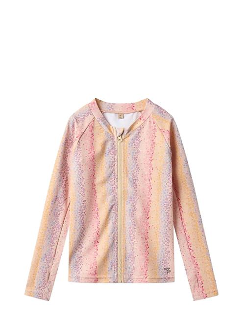 Wheat | Swim T-Shirt L/S Zip Ada | 80