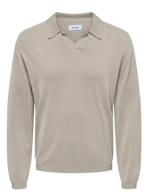 ONLY & SONS | Onsadrian Reg 12 Ls Contrast Polo Knit | XL