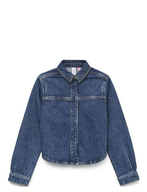 Vero Moda Girl | Vmhayden Ls Bow Denim Shirt Ra3040 Girl | 164