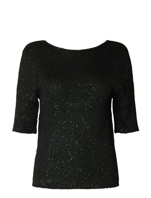 Selected | Slfjosie 2/4 Sequin Knit O-Neck Top | S
