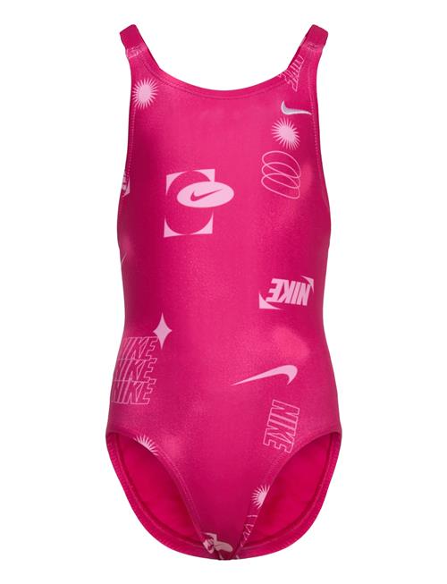 NIKE SWIM | Nike Hydrastrong Multi Print Fastback One Piece | 160-170