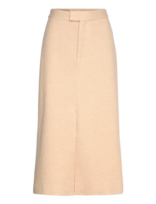 Malina | Alina Front Slit Boucle Midi Skirt | XS x 83