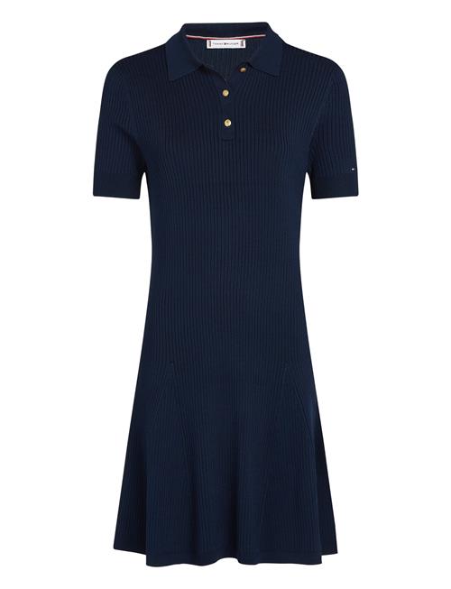 Tommy Hilfiger | Rib Button F&F Polo Swt Dress | L