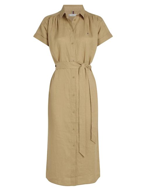 Tommy Hilfiger | Ess Linen S/S Midi Shirt Dress | 32
