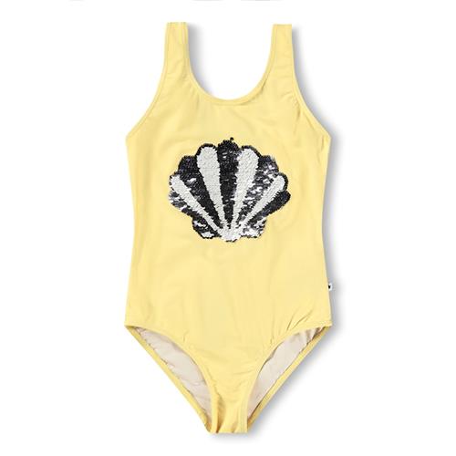 Molo Nika Badedragt The Sea Shell  The Sea Shell 140 cm  Gul  140 cm  kvinde