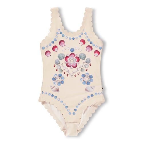 Molo Noelle Badedragt Sea Shell Deco  Sea Shell Deco 98 cm  Creme  98 cm  kvinde