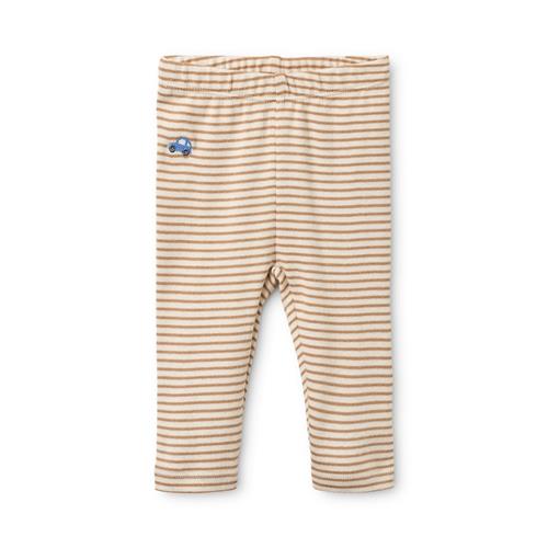 Flöss Fresa Leggings Light Brown Stripe  Light Brown Stripe 110 cm  Beige  110 cm  mand